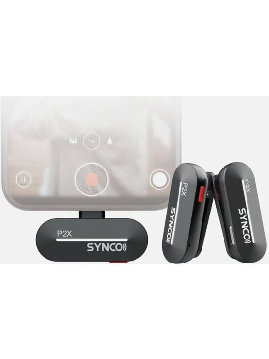 Synco P1/P2X Digital 2.4GHz Wireless Microphone System With Noise Cancellation & - Picture 5 of 8
